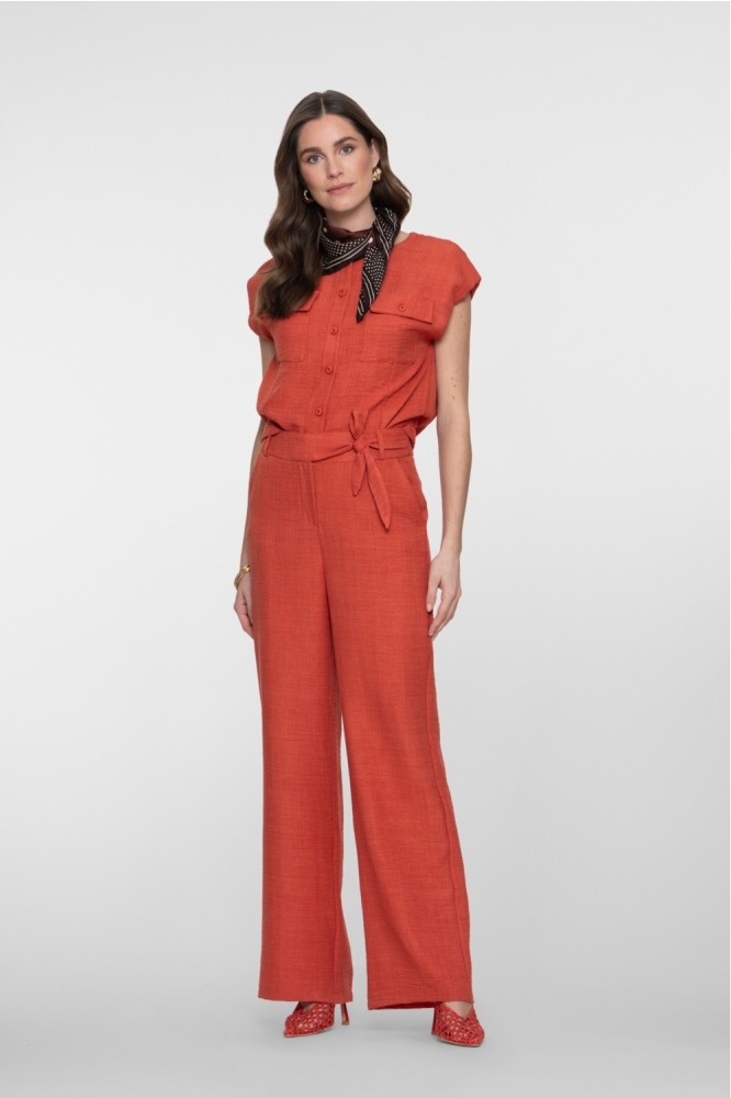 Geisha oranje dames broek | Model