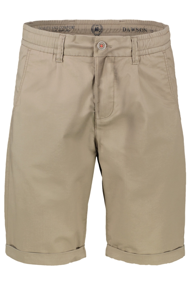 Lerros camel heren korte broek | Vooraanzicht