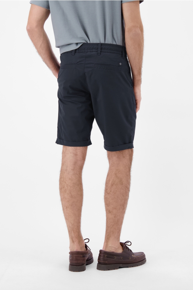 Lerros blauwe heren korte broek | Model achteraanzicht