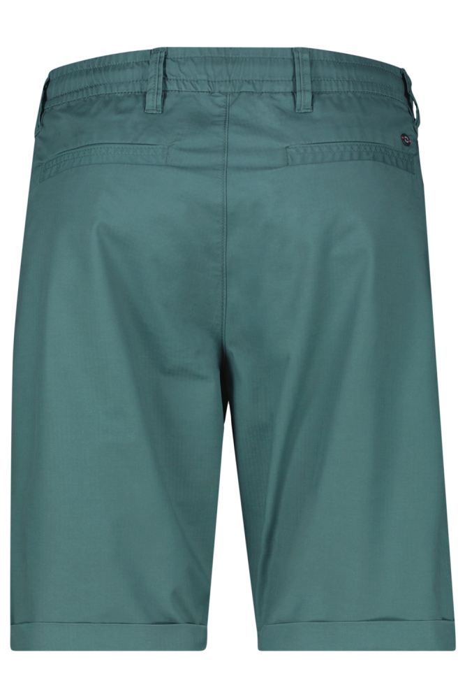 Lerros groene heren korte broek | Achteraanzicht