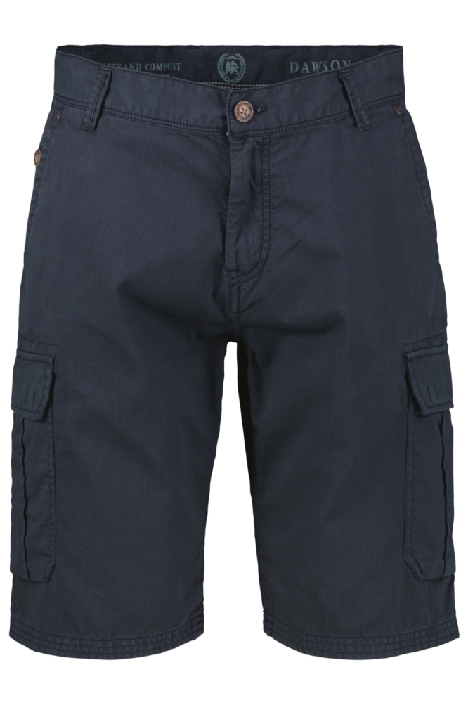 Lerros blauwe heren korte broek | Vooraanzicht