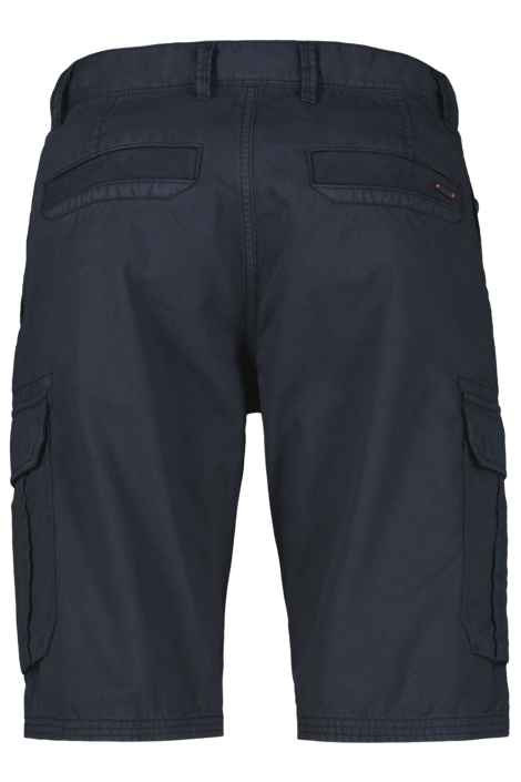 Lerros blauwe heren korte broek | Achteraanzicht