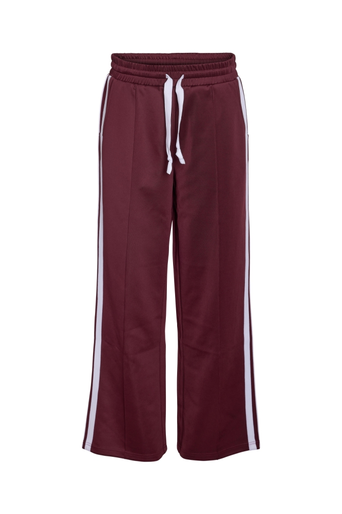 Noisy may bordeaux dames broek | Model vooraanzicht