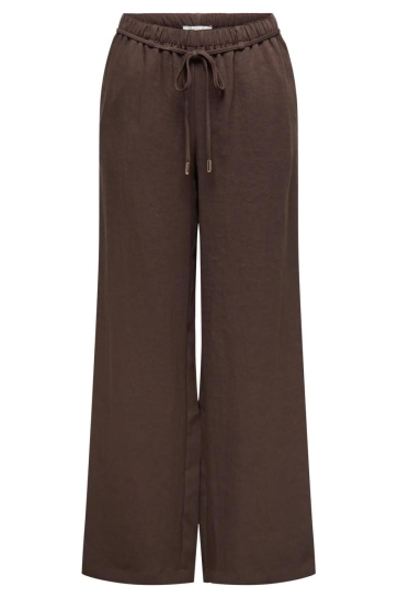 Jacqueline de Yong jdyfinn mw belt wide pant wvn Bruin