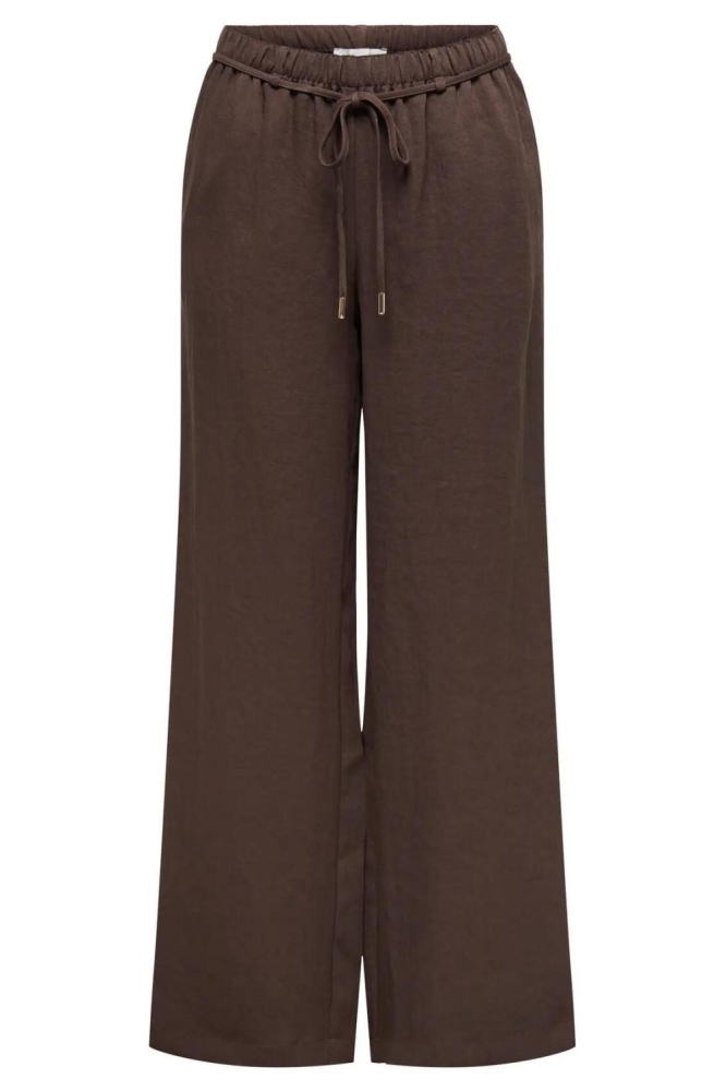 Jacqueline de Yong bruine dames broek | Vooraanzicht