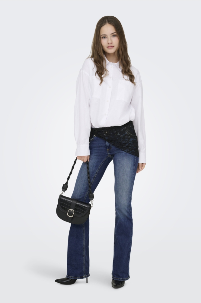 Only blauwe dames jeans | Model