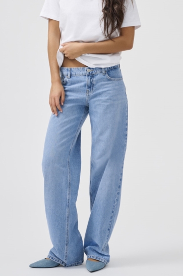 Only Jeans ONLBRENDA LOW WIDE DNM CRO158 NOOS 15345428 LIGHT MEDIUM BLUE DENIM