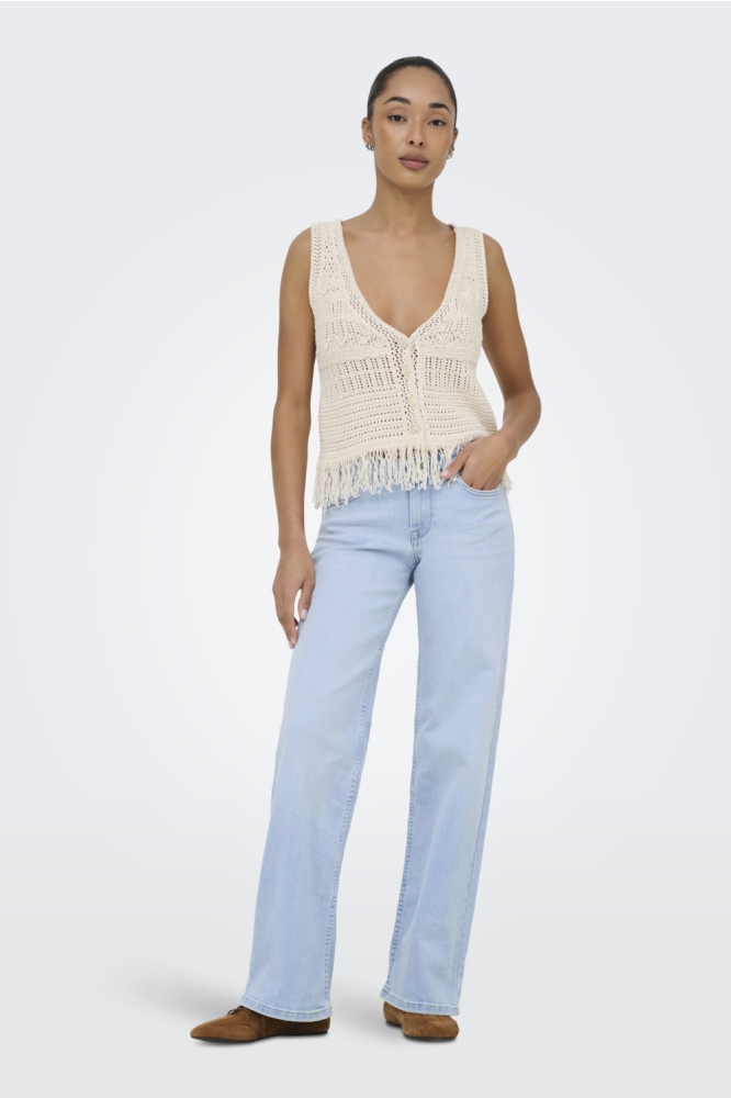 Only blauwe dames jeans | Model