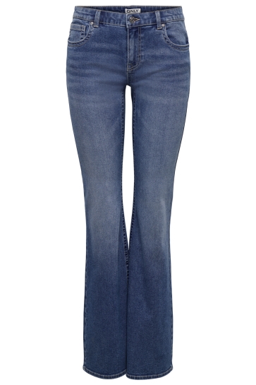 Only Jeans ONLPHOEBE LW B-P FLARE DNM PIM454 N 15370837 MEDIUM BLUE DENIM