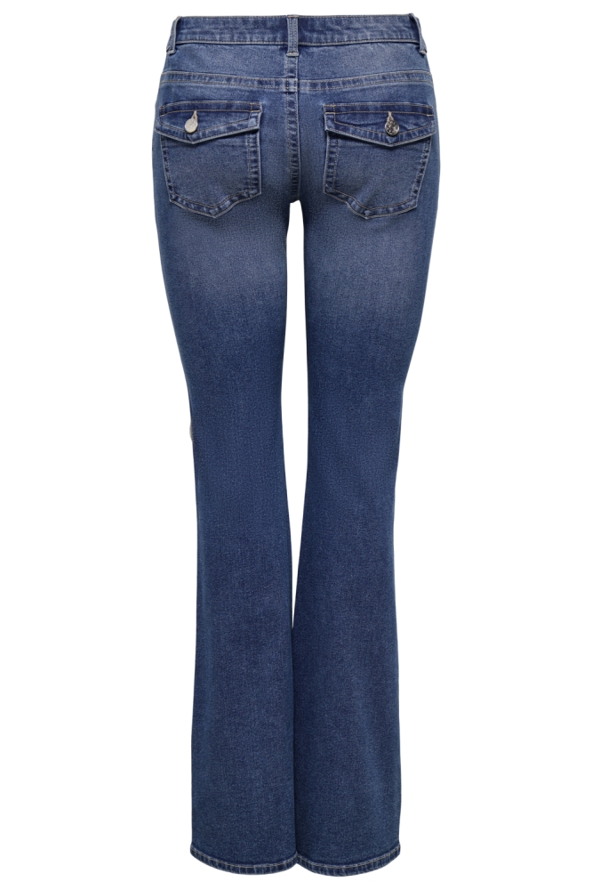 Only blauwe dames jeans | Achteraanzicht