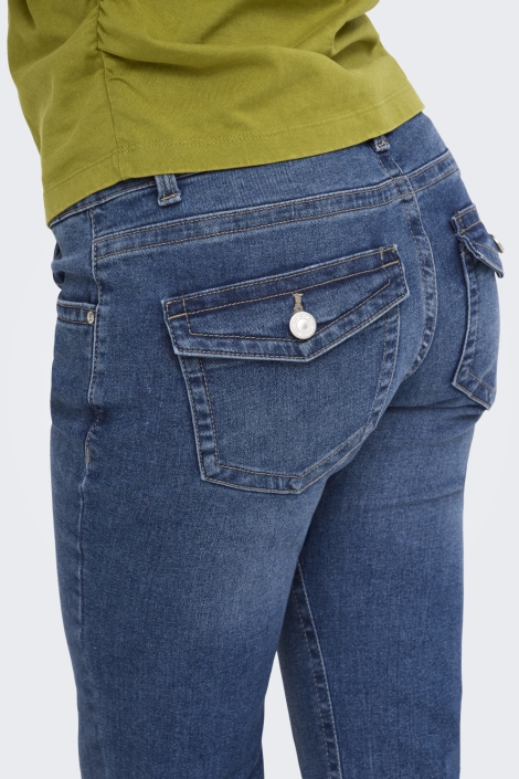 Only blauwe dames jeans | Close up