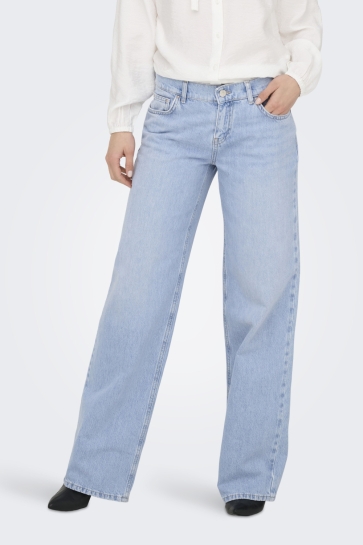 Only Jeans ONLBRENDA LOW WIDE DNM CRO045 15361574 LIGHT BLUE BLEACH DENIM