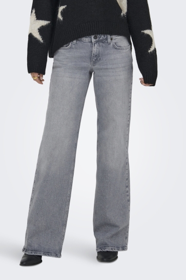 Only Jeans ONLJUICY LW WIDE LEG DNM REA707 NOO 15368237 MEDIUM GREY DENIM
