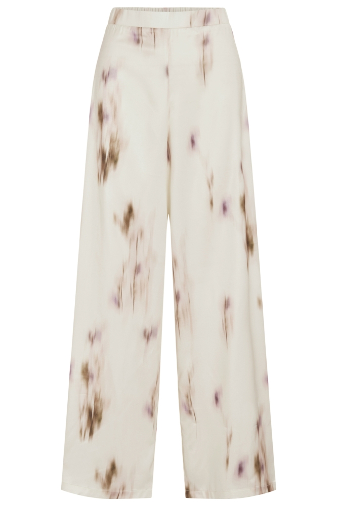 Vila ecru dames broek | Vooraanzicht