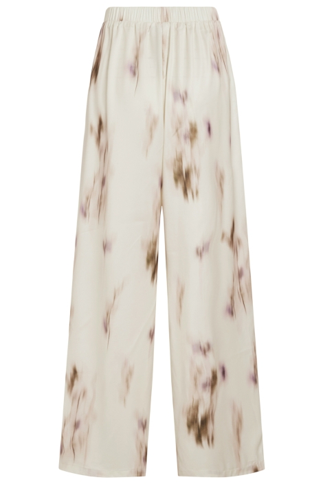 Vila ecru dames broek | Achteraanzicht