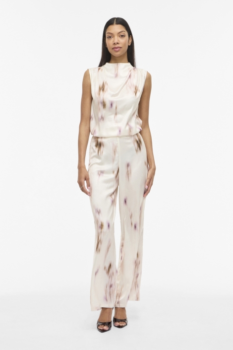 Vila ecru dames broek | Model