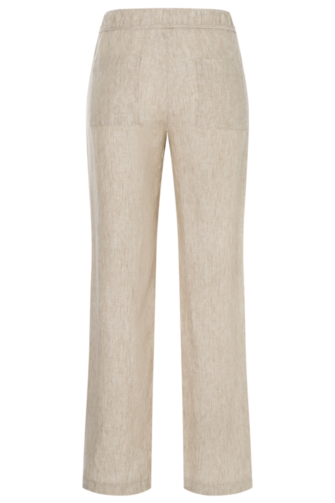 Mac beige dames broek | Achteraanzicht