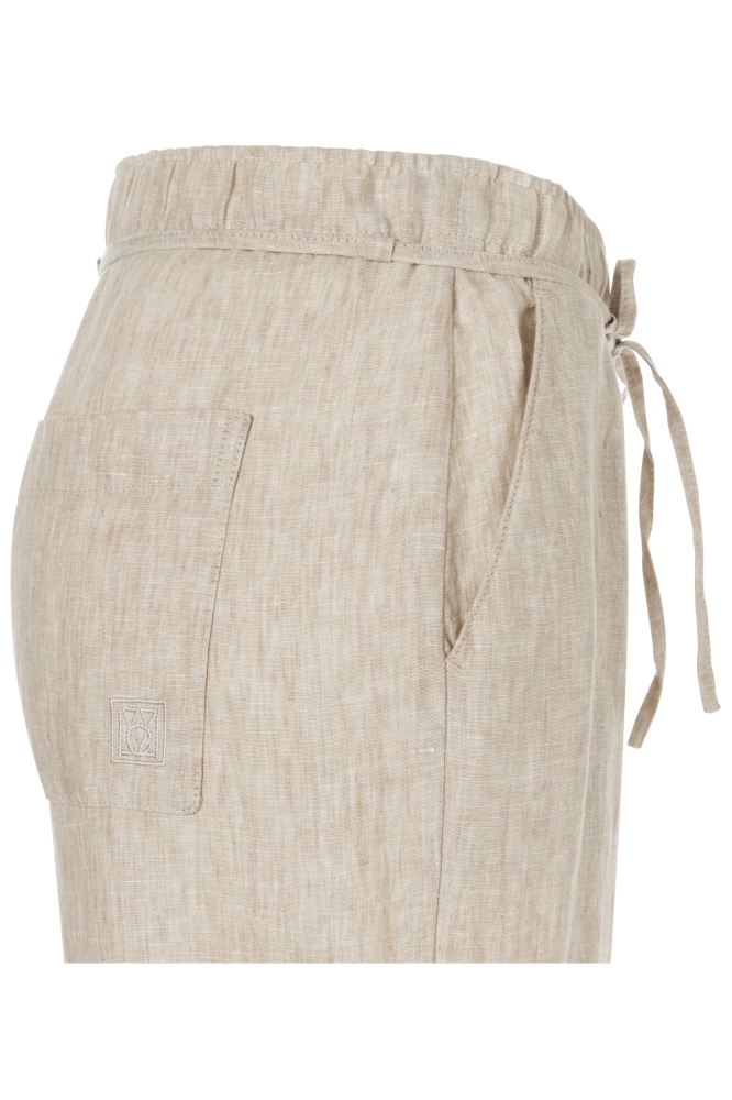 Mac beige dames broek | Close up