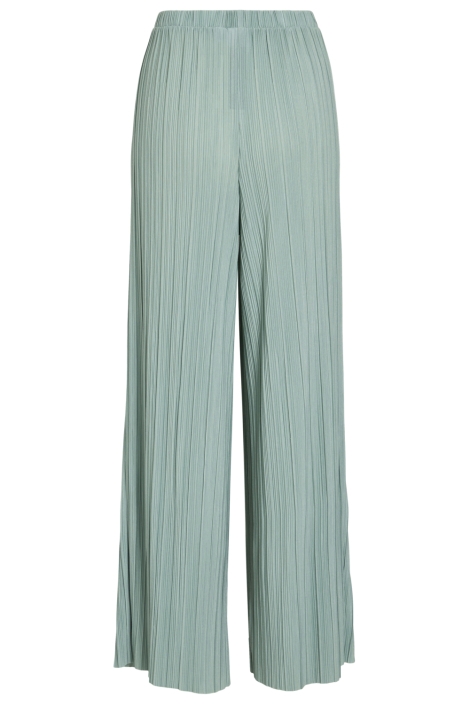 Vila groene dames broek | Achteraanzicht