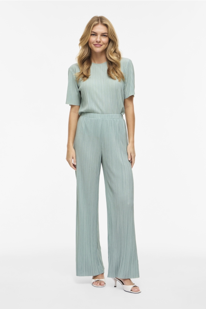 Vila groene dames broek | Model