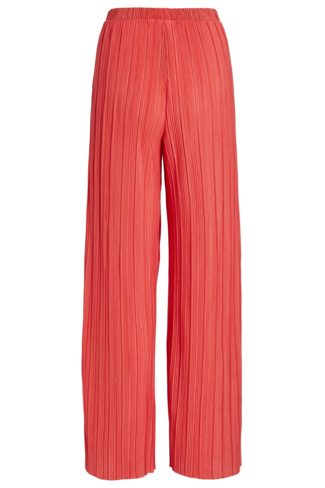 Vila rode dames broek | Achteraanzicht