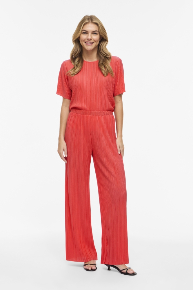 Vila rode dames broek | Model