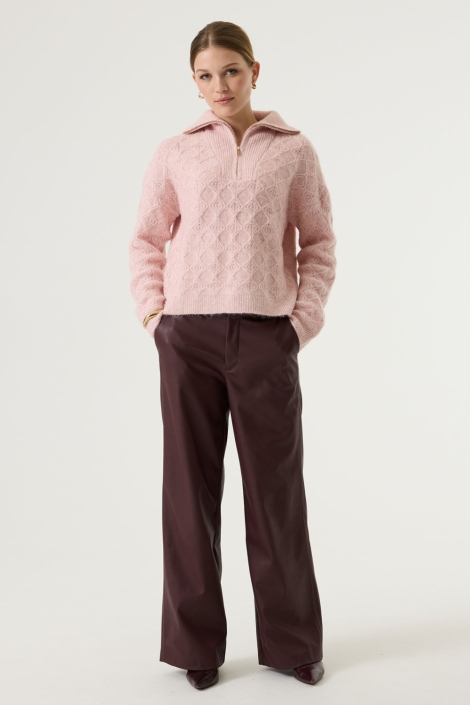 Garcia bordeaux dames broek | Model