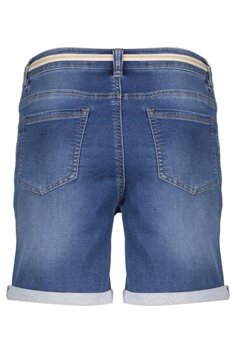 Geisha blauwe dames korte broek | Achteraanzicht