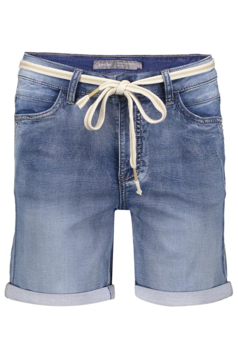 Geisha blauwe dames korte broek | Vooraanzicht