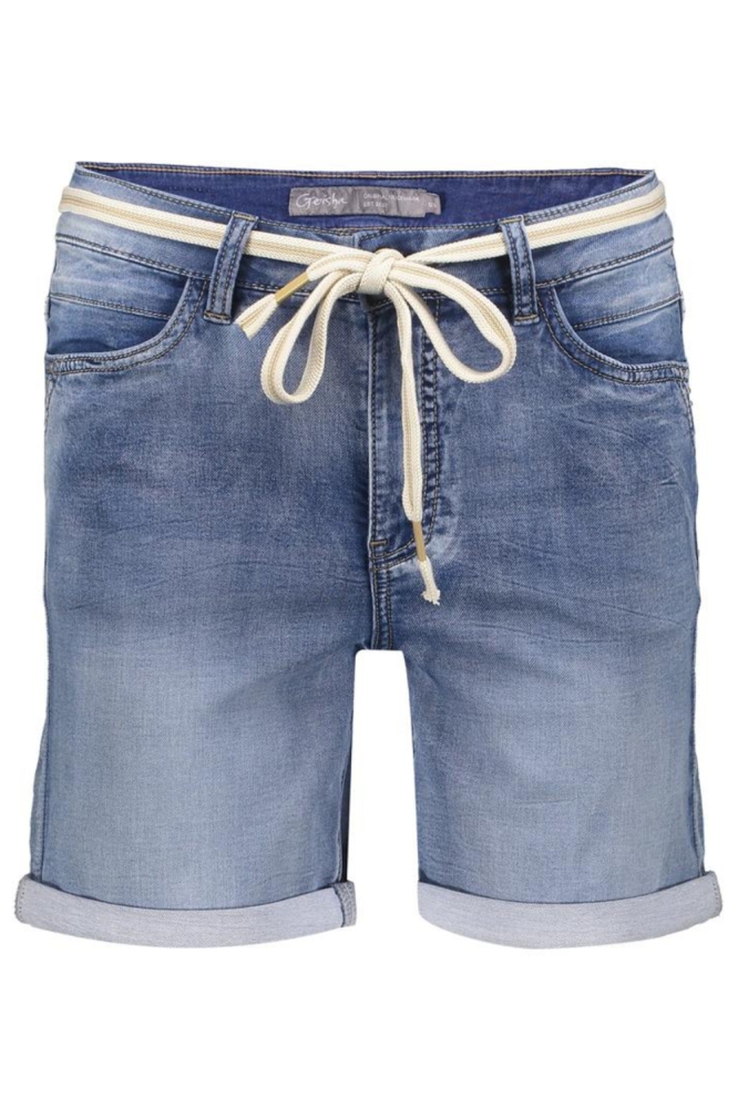 Geisha blauwe dames korte broek | Vooraanzicht