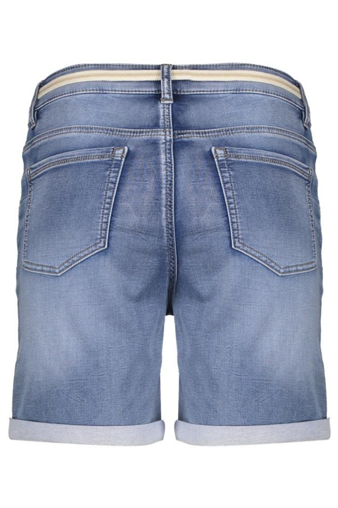 Geisha blauwe dames korte broek | Achteraanzicht