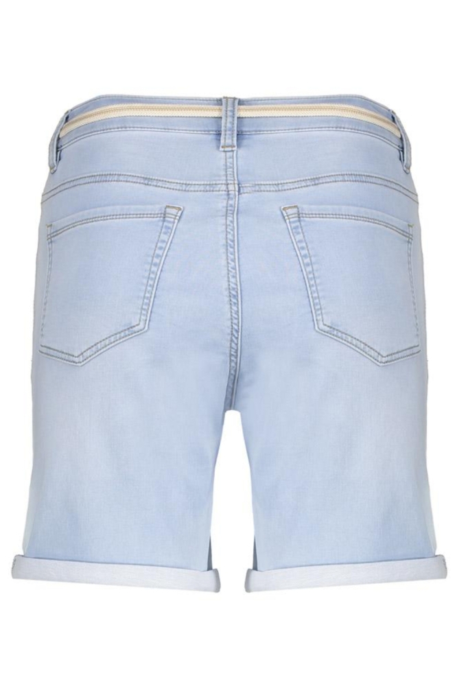 Geisha blauwe dames korte broek | Achteraanzicht