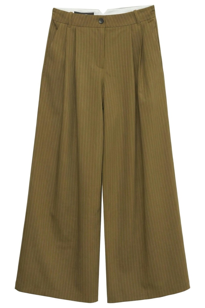Vero Moda groene dames broek | Vooraanzicht