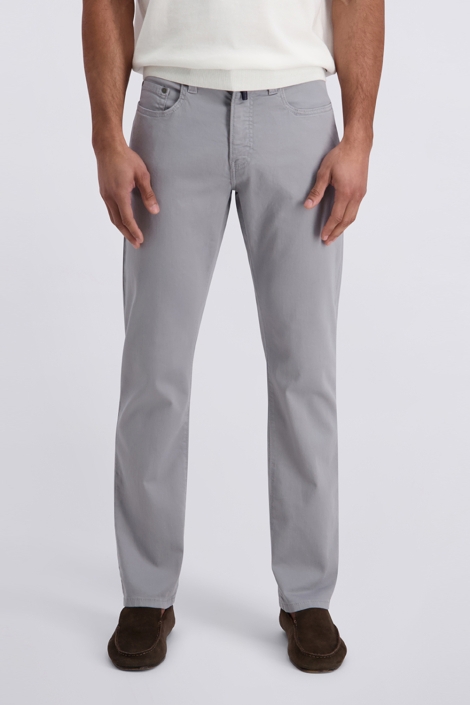 Pierre Cardin grijze heren jeans | Model vooraanzicht
