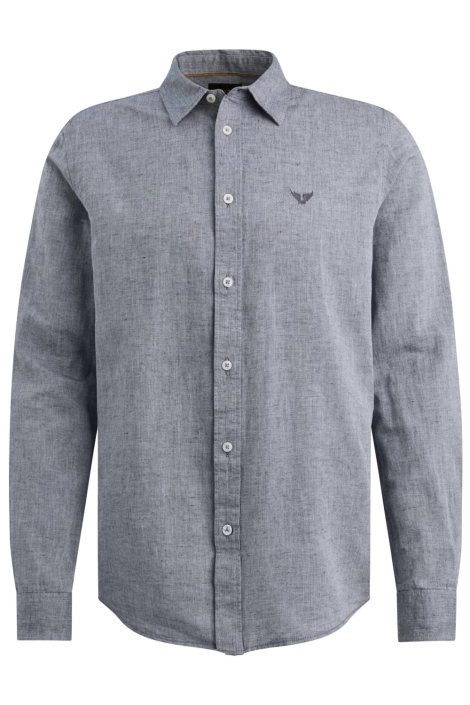 PME legend blauwe heren overhemd | Vooraanzicht