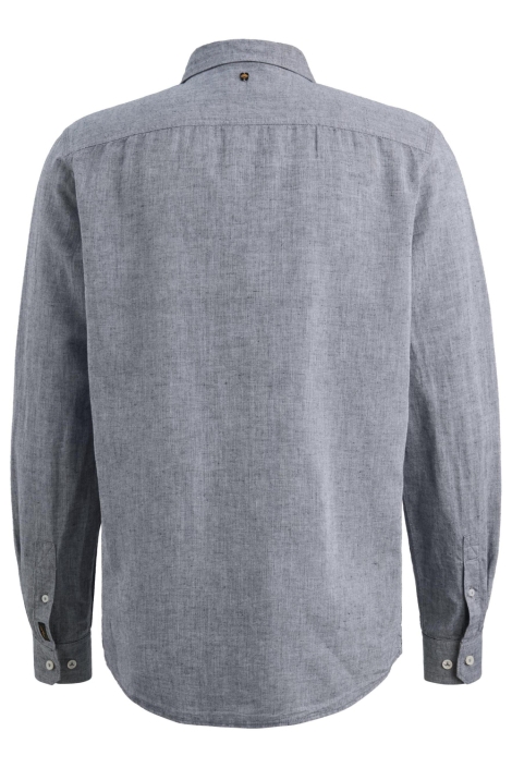 PME legend blauwe heren overhemd | Achteraanzicht