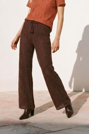 Vero Moda Broek VMMAYA HW WIDE PANTS JRS 10325044 ANDORRA