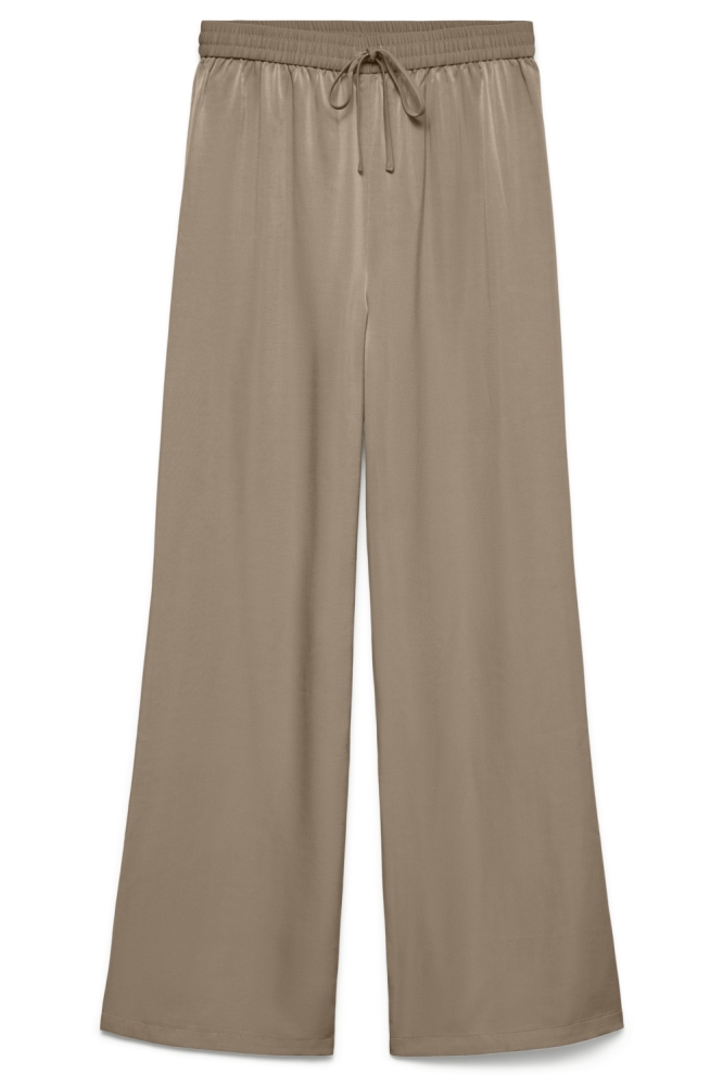 Vero Moda camel dames broek | Vooraanzicht