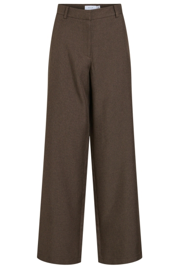 Vila Broek VIDARLING RW PANT/TES 14120610 BLACK BEAUTY/BROWN