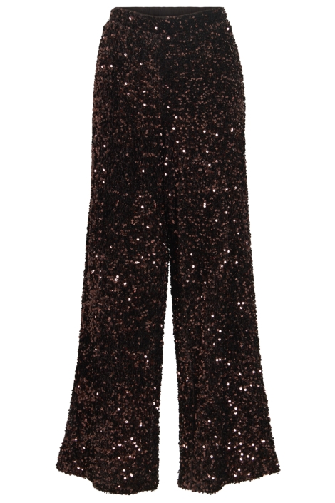 Vila bruine dames broek | Vooraanzicht