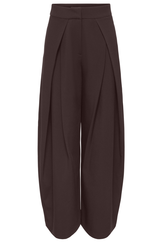 Only bruine dames broek | Vooraanzicht
