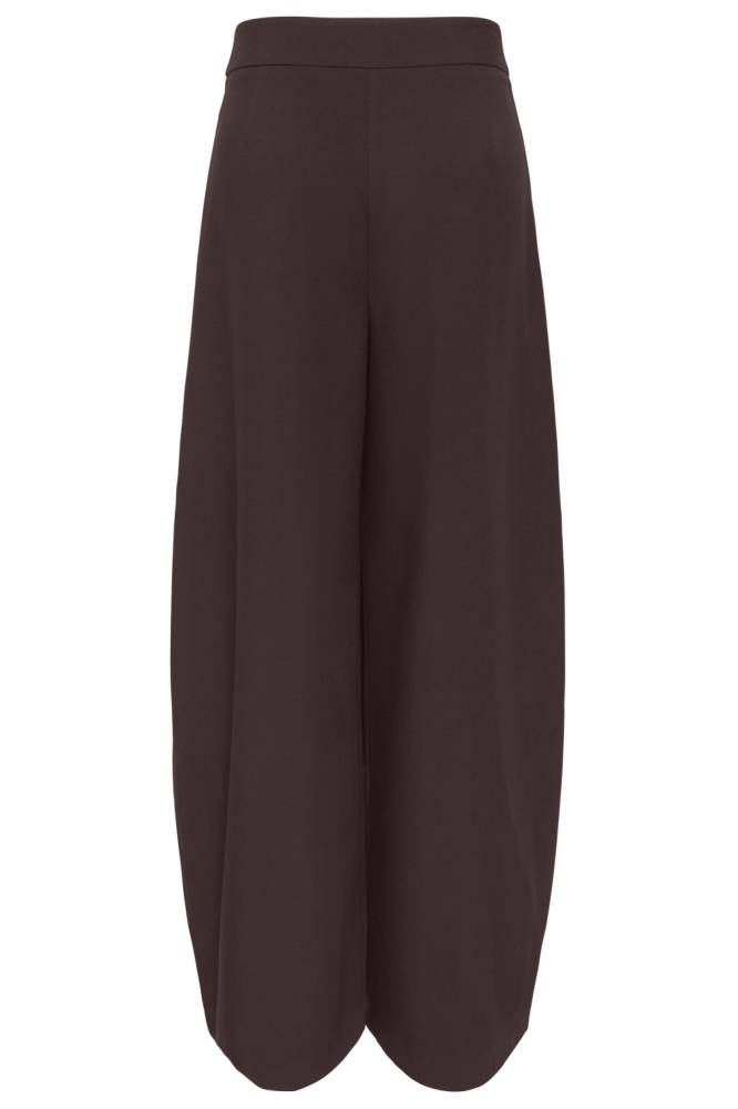 Only bruine dames broek | Achteraanzicht