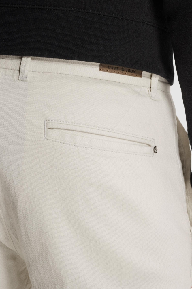 Cast Iron beige heren broek | Kleurstaal