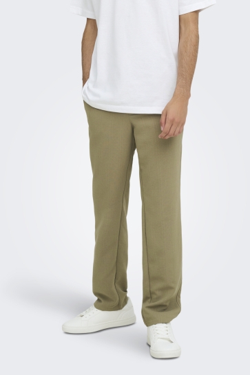 Only & Sons Broek ONSHANSI EDGE STRAIGHT PANT 22040264 Petrifled Oak