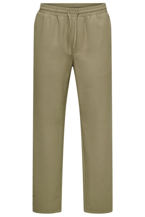 Only & Sons taupe heren broek | Vooraanzicht