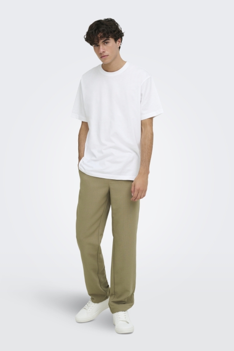 Only & Sons taupe heren broek | Model