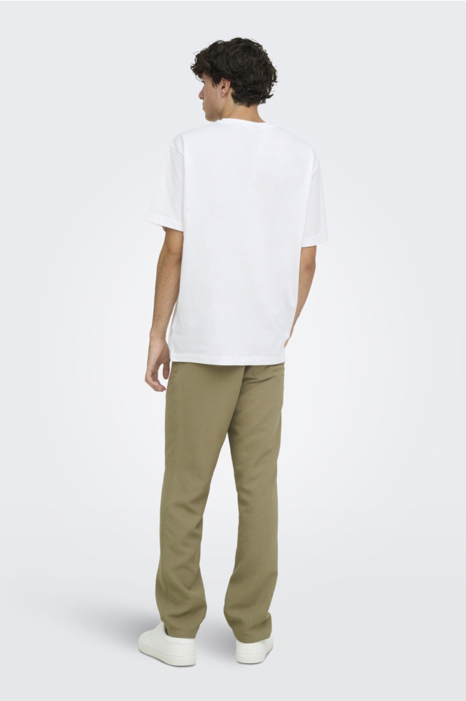 Only & Sons taupe heren broek | Model
