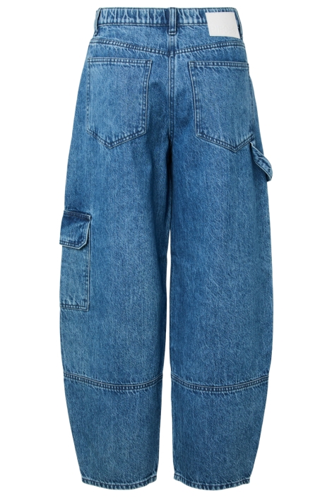 Pieces blauwe dames jeans | Achteraanzicht