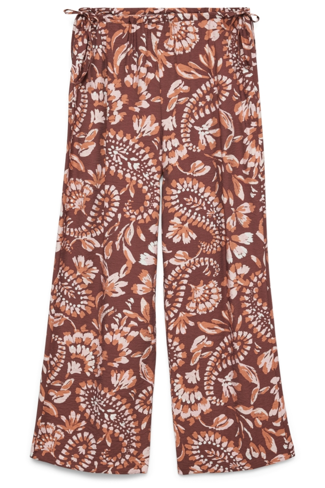 Vero Moda bordeaux dames broek | Vooraanzicht