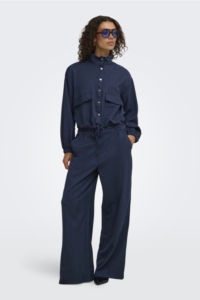 Jacqueline de Yong blauwe dames broek | Model